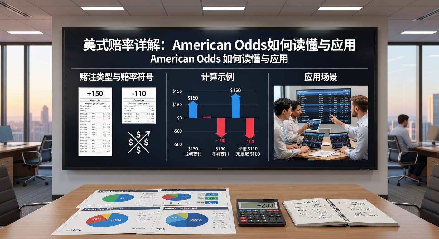 美式赔率详解：American Odds 阅读计算技巧