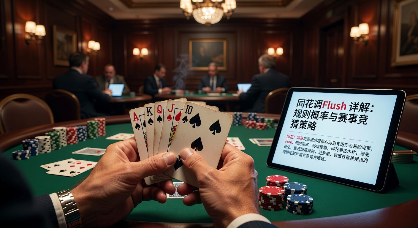 同花 Flush 详解：概率、策略与实战指南