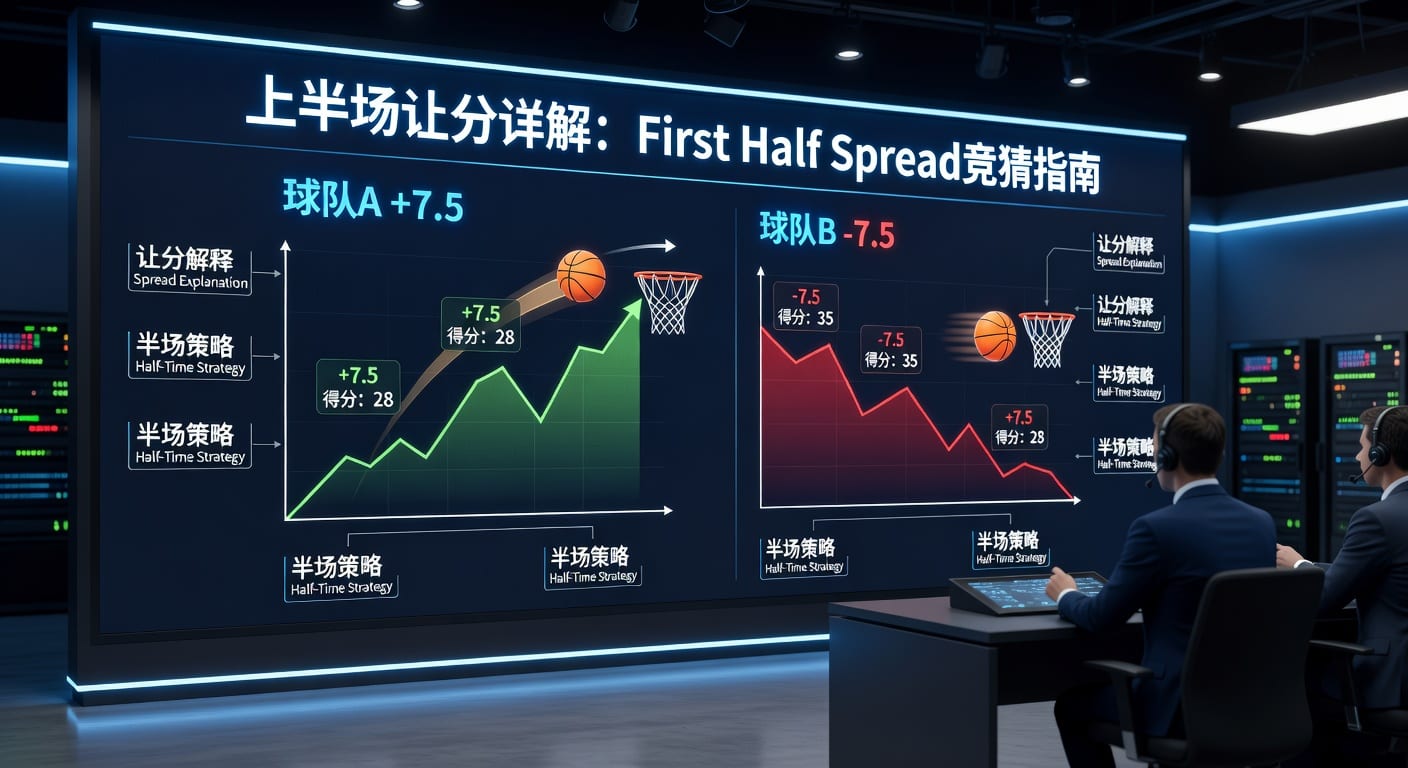 上半场让分 first half spread 详解：竞猜技巧与注意事项