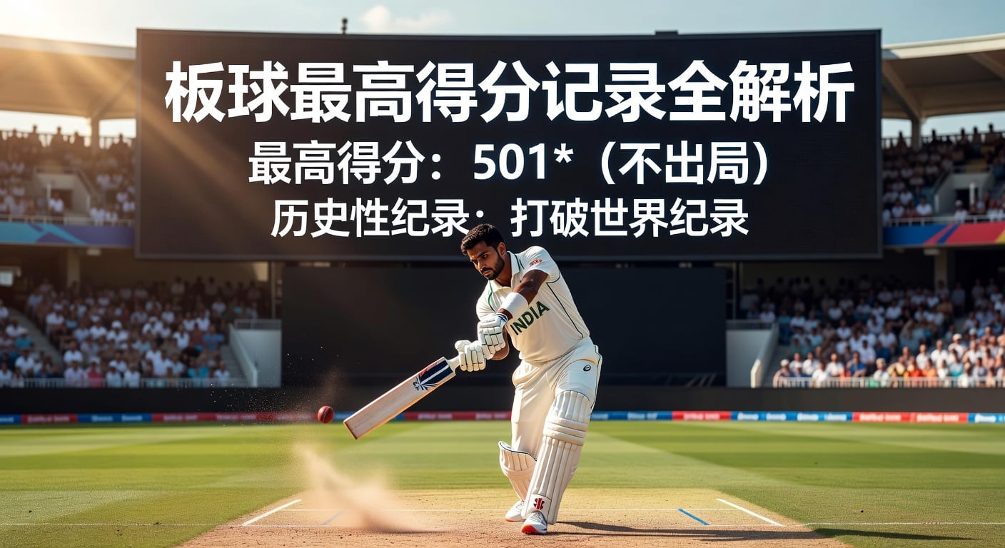板球最高得分：历史Top10与2024最新纪录