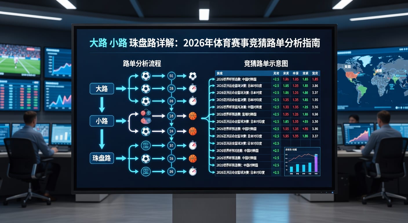 大路分析：体育赛事竞猜实用技巧